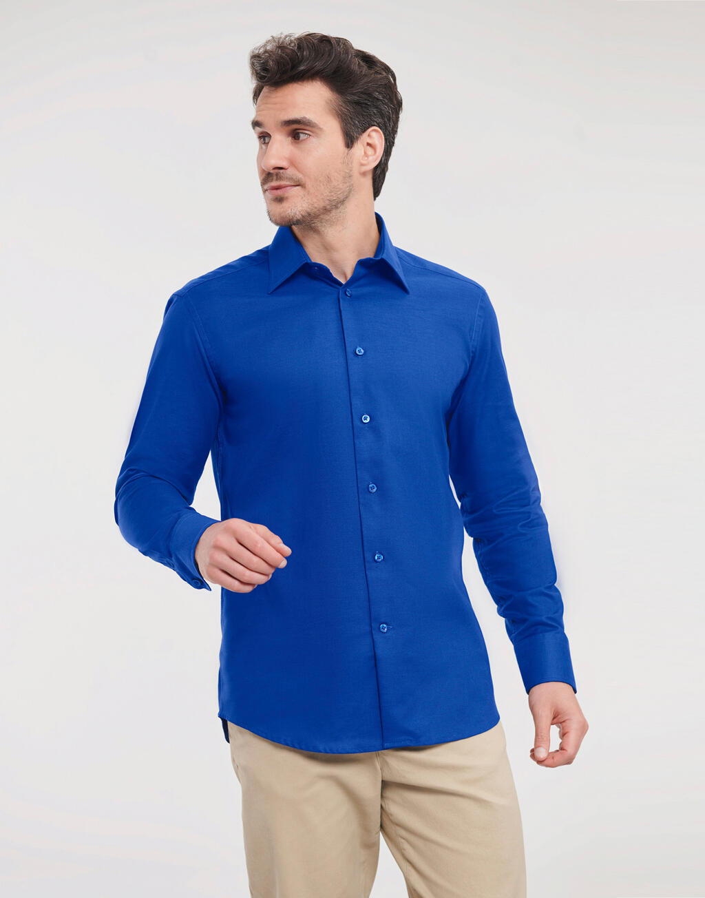 Russell Collection Oxford Shirt LS