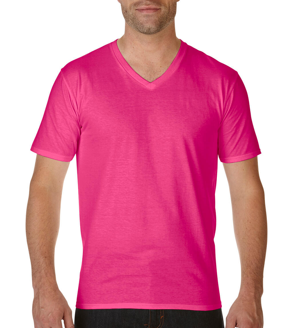 Gildan Premium Cotton Adult V-Neck T-Shirt