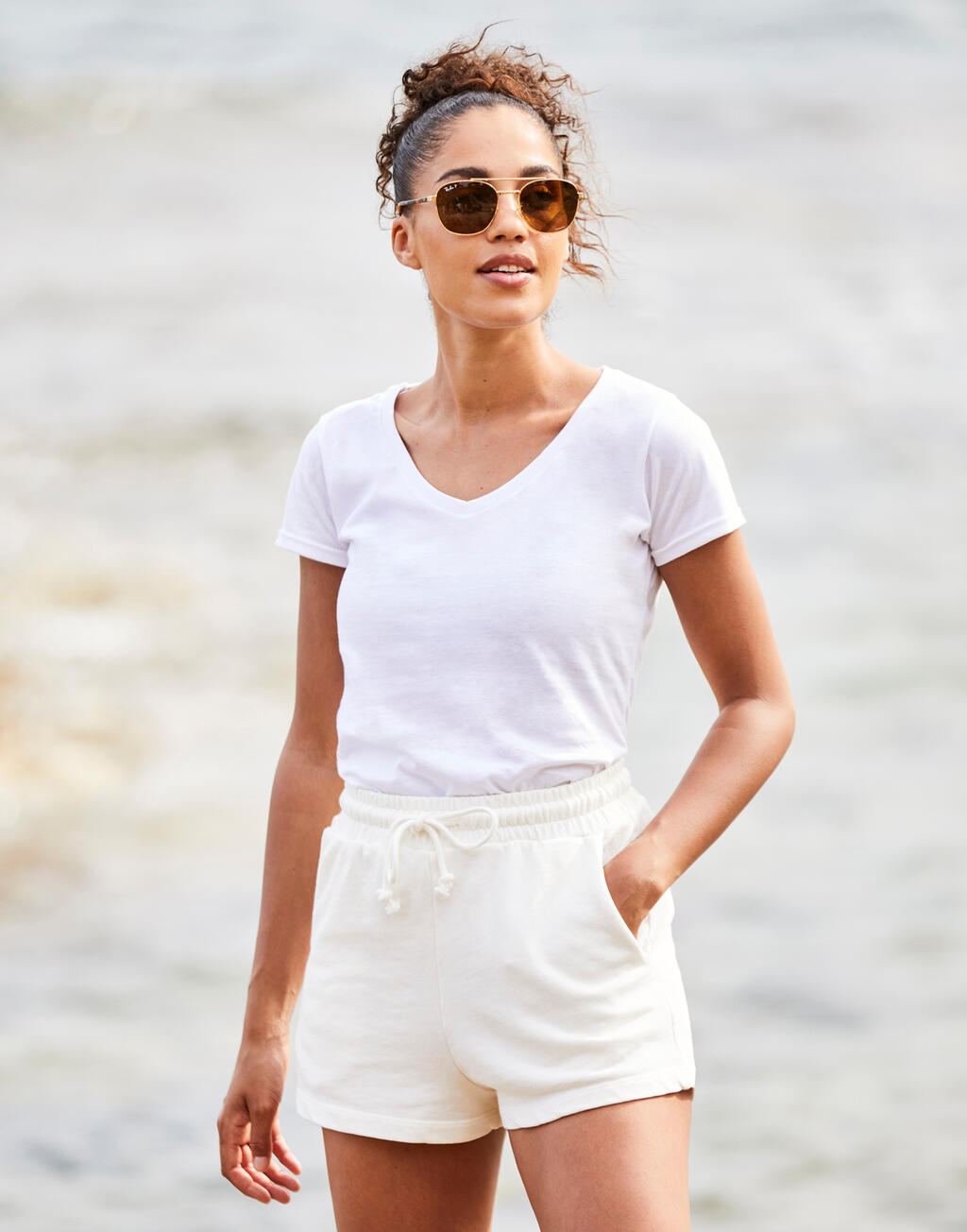 Fruit of the Loom Ladies' Iconic 150 V Neck T