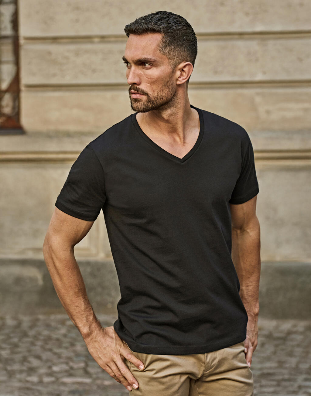 Tee Jays Men's Fashion V-Neck Sof Tee