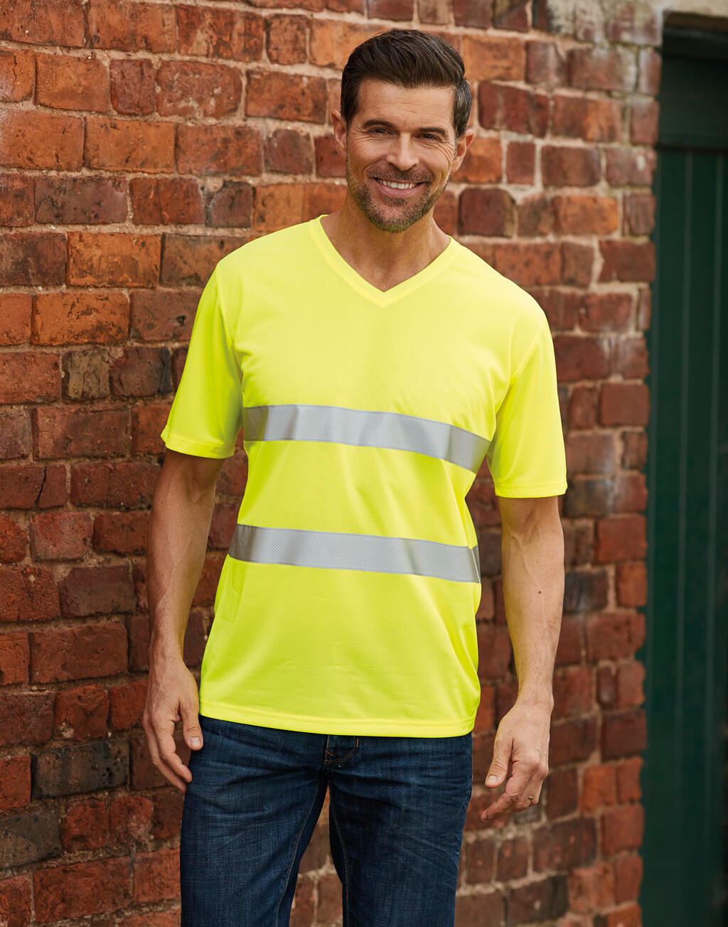 Yoko Fluo Super Light V-Neck T-Shirt