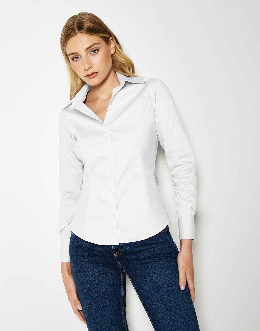 Kustom Kit Women's Tailored Fit Premium Oxford Shirt